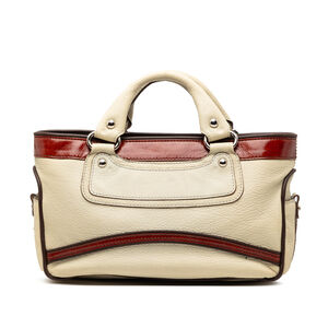 Pre-Loved Celine Tricolor Leather Boogie Handbag